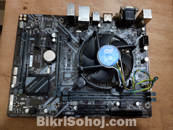 i3 9th gen processor with gigabyte b365M HD3 motherboard